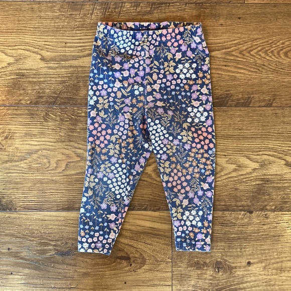 Carter’s Denim Ruffle shirt with Floral Leggings - Picture 6 of 9